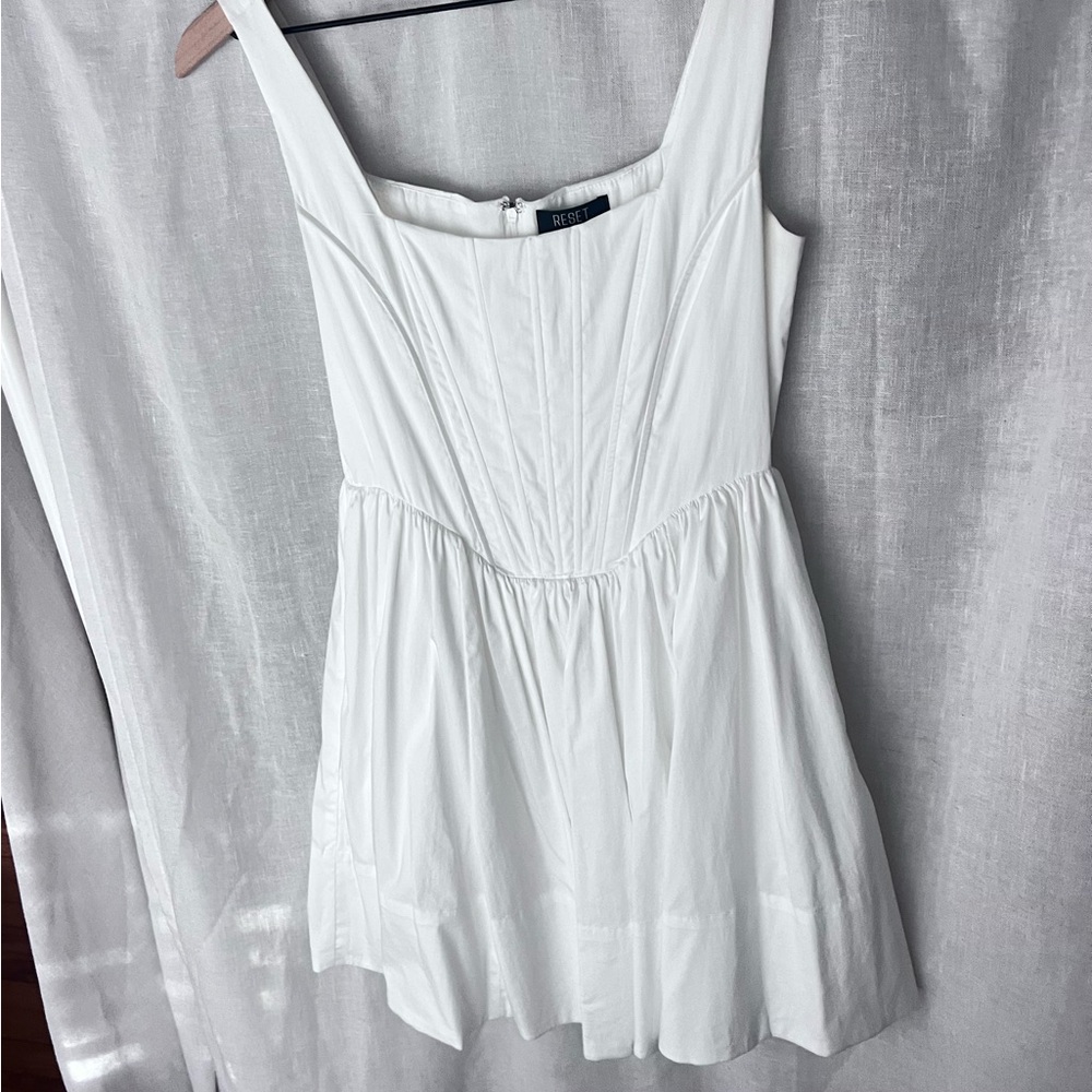 White Corset Dress by RESET - Picture 4 of 11